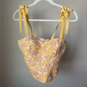 Reformation Karoline Corset Top